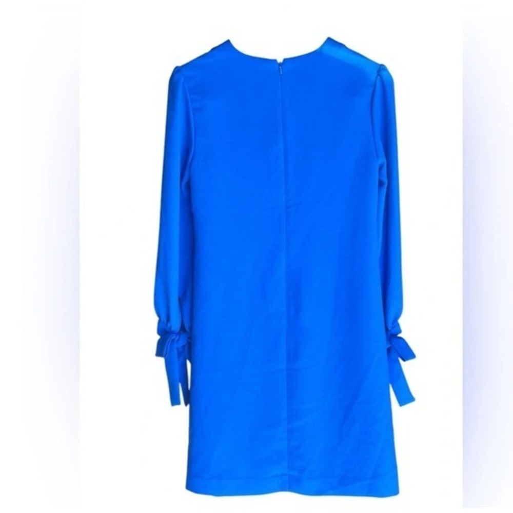 Banana Republic Royal Blue Tie Sleeve Shift Dress XL Lovely - Picture 2 of 4